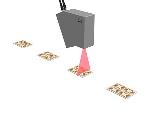 セラミック基板の反り(平坦度)の検査