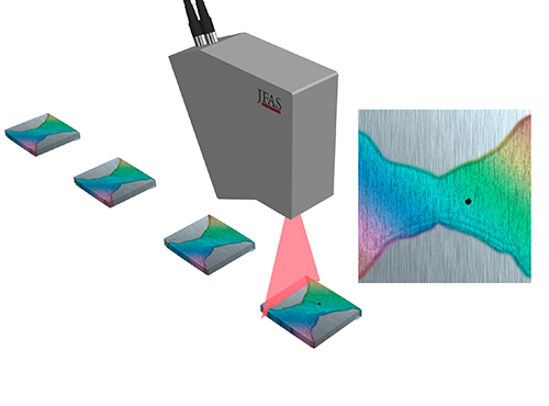 金属部品の溶接部検査