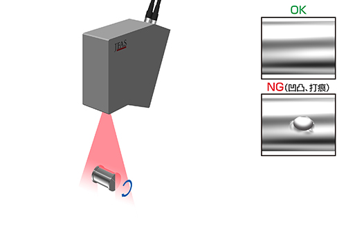 円柱金属部品の検査