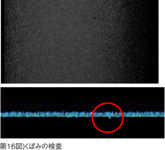 第16図)くぼみの検査